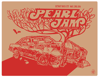  Pearl Jam 2006-05-09 Toronto Canada Ames Bros SE 17x24 (Kool  Aid) Poster: Posters & Prints